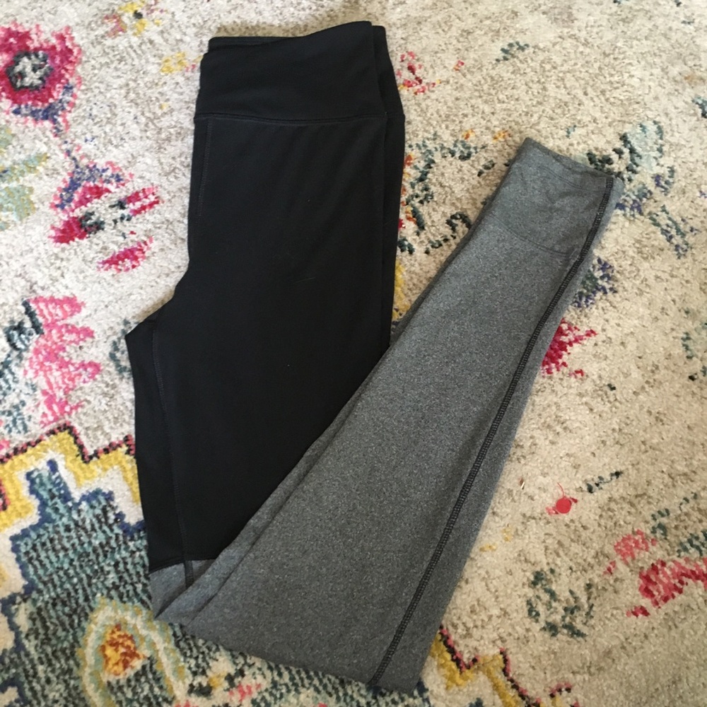 Black & Gray DuoDry Leggings